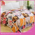 Geometric figure design Micro fiber coral fleece blanket